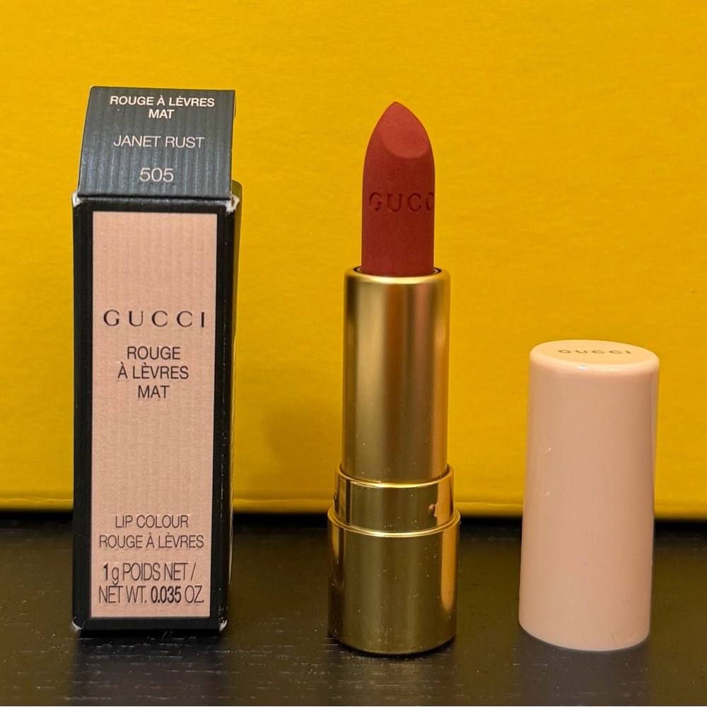 Gucci Janet Rust Matte Lipstick Mini Size 1g